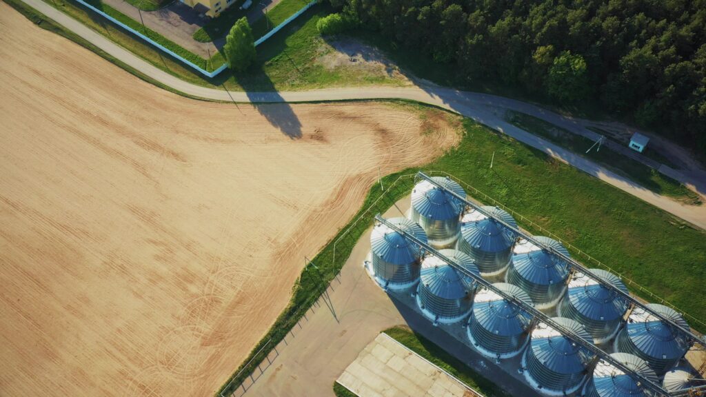 Aerial View, Digestate, Biogas