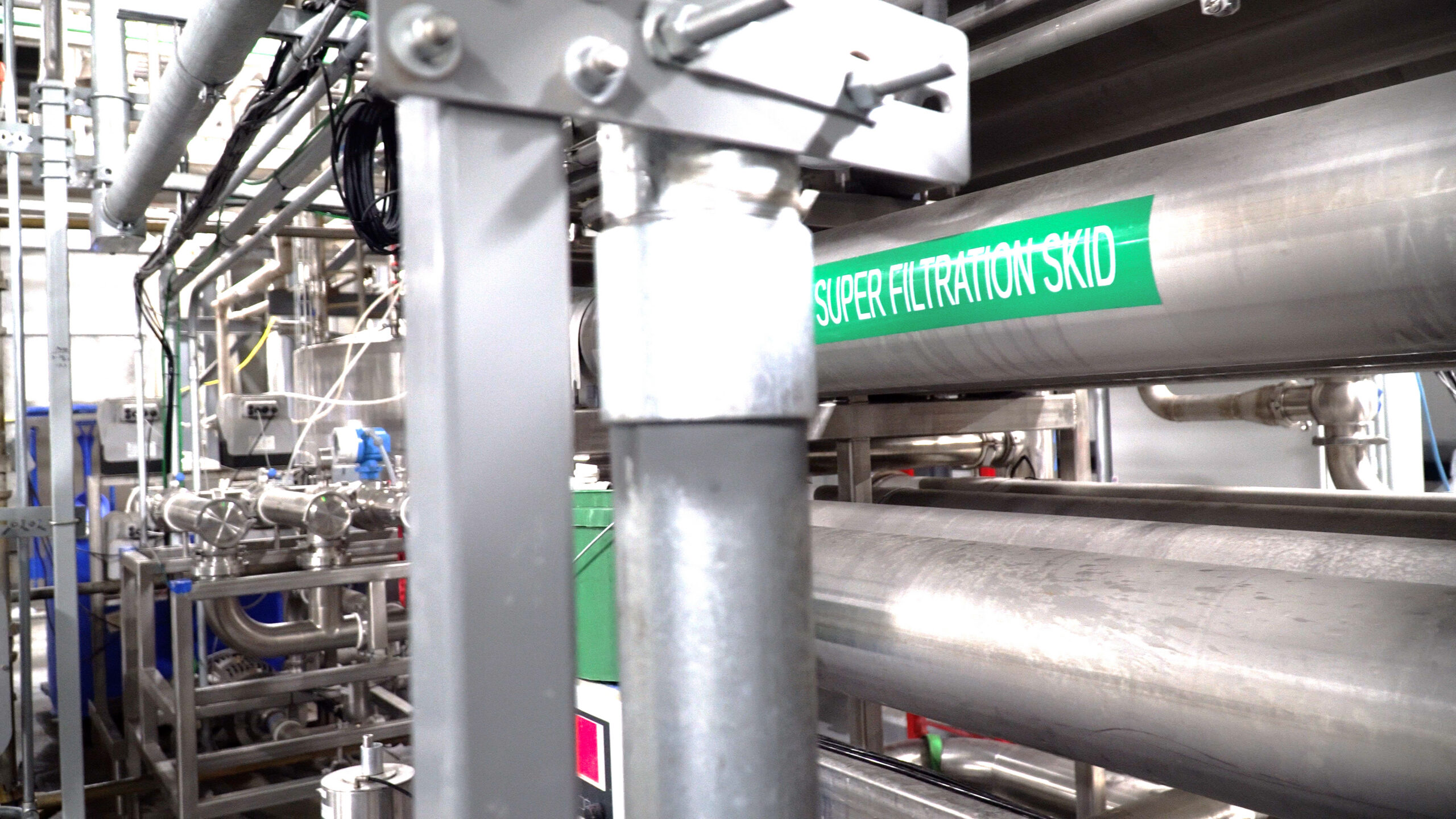 Beverage wastewater reuse ZwitterCo-SuperfiltrationUnit